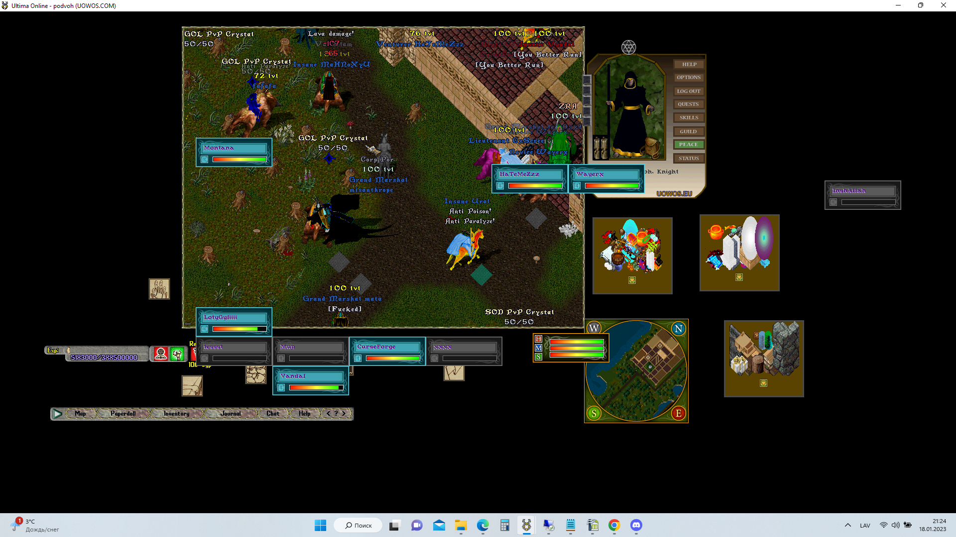 PvP near Street Market
